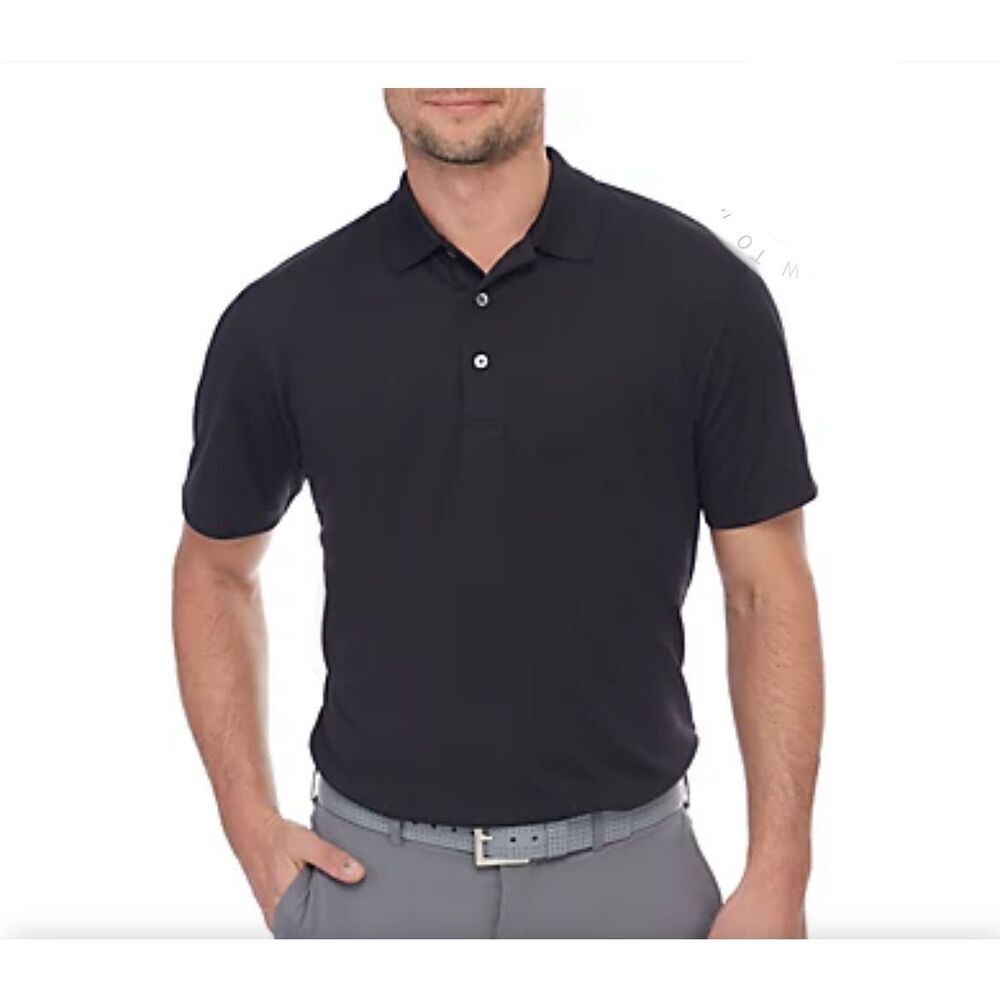 Pro Tour Textured Airplay Polo Shirt Black size XL